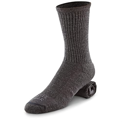 Guide Gear Lifetime Lightweight Socks with NanoGLIDE, Black, LARGE2
