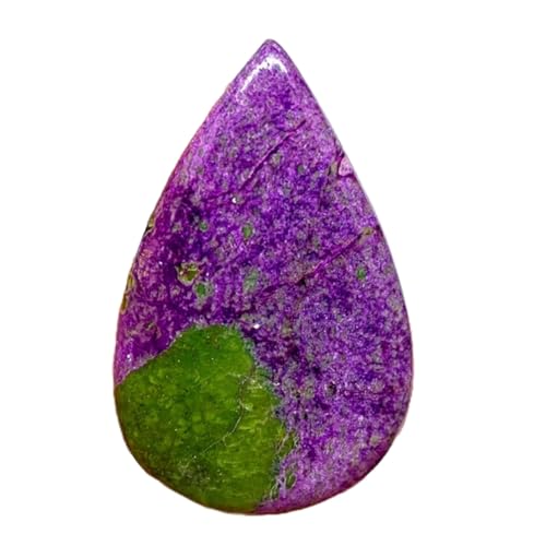Stichtite naturelle cabochon poire 39mm pour réussir vos sertissages de bague