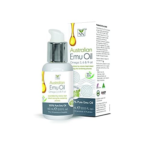 Y-Not Natural Ultra Pure Australian Emu Oil - Luxury, Hospital Grade Emu Oil 60 ml | Free Range Aboriginal Omega 3, 6 & 9 Oil /Unscented - The Ultimate Moisturizer for Skin, Hair, Nails, and Scalp Cover