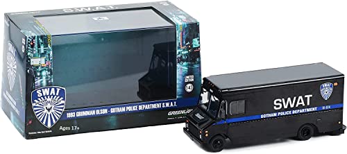 1993 Grumman Olson Van Black Gotham Police Department S.W.A.T. 1/43 Diecast Model Car miniatura 3