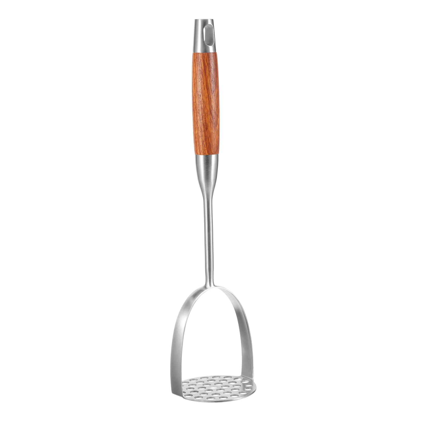 Ciieeo 1Pc Potato Masher Lightweight Handheld Potato Presser with Non Slip to Clean Kitchen Tool for Smooth Mashed Potatoes and Vegetables Assorted Color