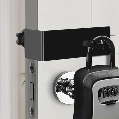 Montaje en puerta para caja de bloqueo de llave exterior en garaje y hogar 4