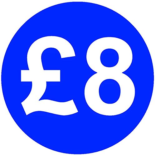 30mm Price Stickers Pack of 500 - Bright Blue - £8