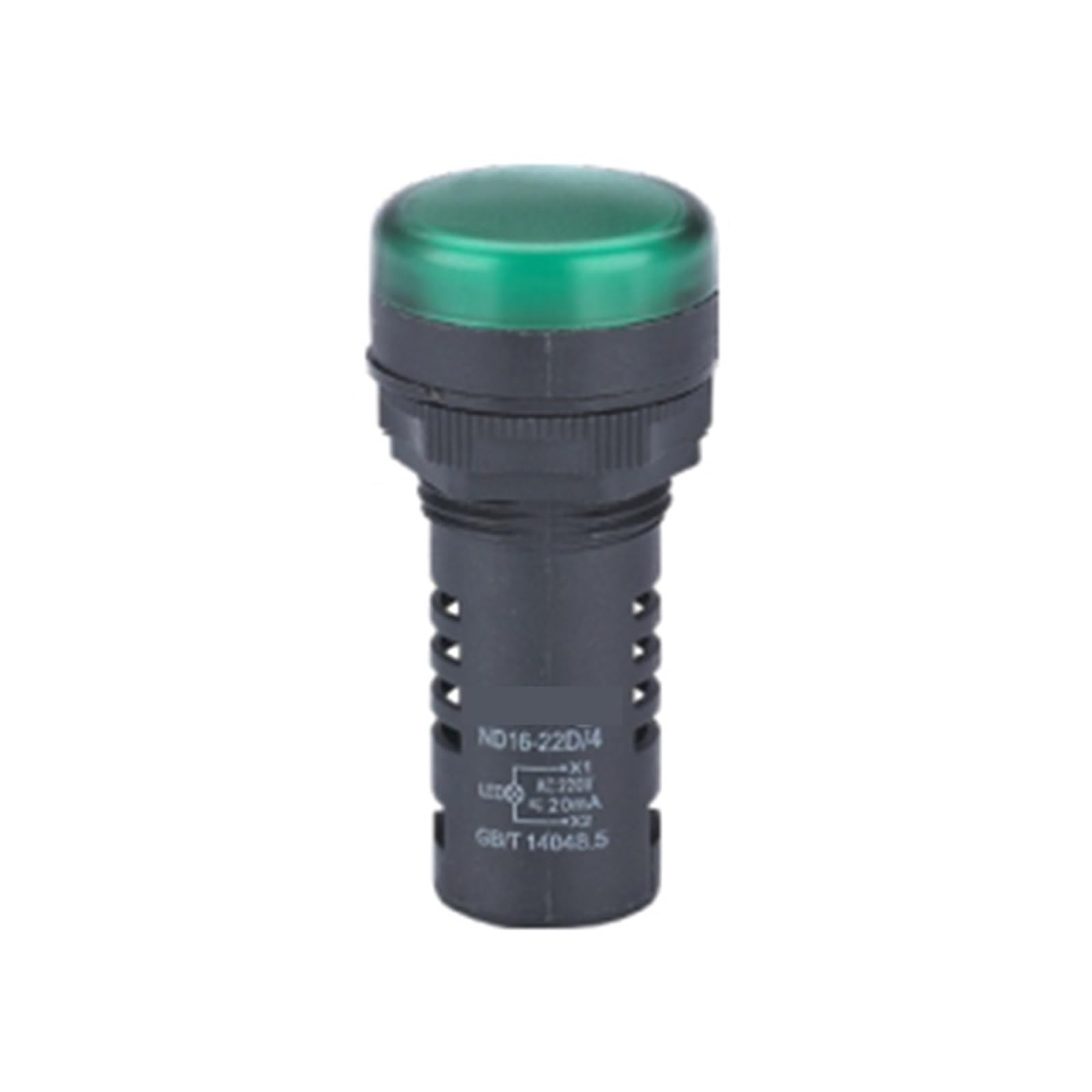 Luz indicadora ND16 piloto rojo CA/CC 220V de diseño compacto 2