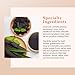 Erborian Charcoal Konjac Facial Sponge - Natural Great for Sensitive, Oily and Acne Prone Skin - Korean Beauty Bath Scrub for Deep Cleansing and Exfoliation - for All Skin Types - Korean Skincare