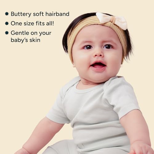 Image of Nintara Baby Hairband - Stretchable, Lightweight Accessory for Newborns