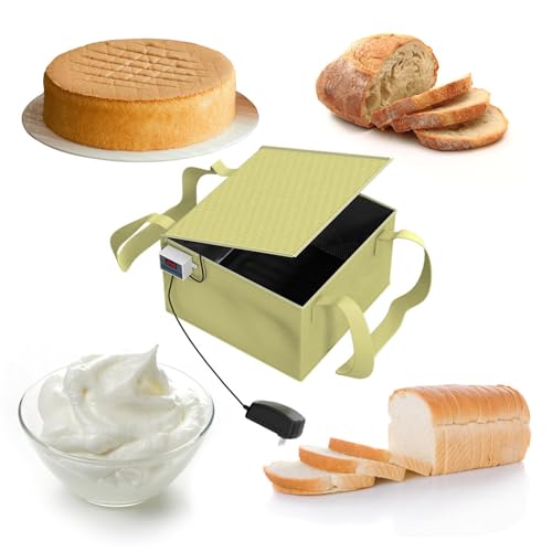 WENNEWU Fermentador De Masa VersáTil, Caja De Prueba De Masa, con Control Preciso De La Temperatura, para Hornear Y Fermentar, para Hacer Pan, Yogurt, Natto Y JabóN Artesanal