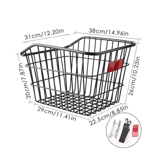 Panier arrière de vélo pour transporter de lourdes charges sans fatigue - 2