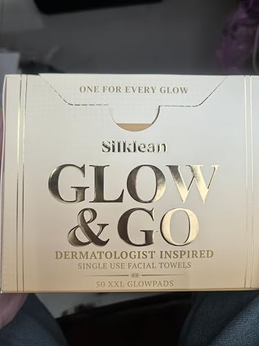 Silklean Fresh Facial Towels, 10x12 Inch, 50 Count, Biodegradable, Fragrance-Free, Chemical-Free - 1 PACK