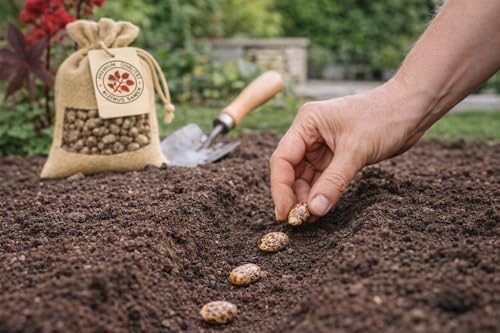 20 Premium Rizinussamen – Wunderbaum Palma Christi | Schnell keimend & robust | Exotische Zierpflanze, dekorativer Sichtschutz, pflegeleicht & ideal für Hobbygärtner