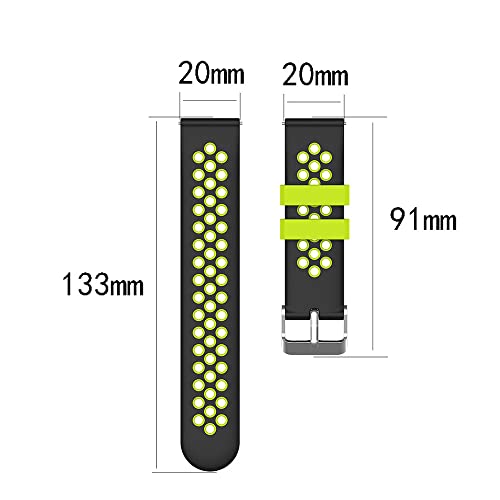 Correa de silicona impermeable y resistente para Garmin Forerunner 245 3