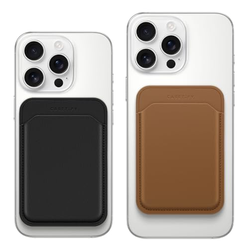 [CASETiFY] Snappy™ BioVeg Tumbled ウォレット [MagSafe 対応] - タン