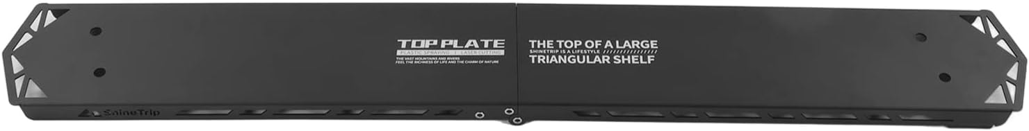 Zerodis Foldable Camping Rack Top Plate, Portable Aluminum Alloy Outdoor Storage Shelf Plate Cookware Hanging Rack for Bakpacking Hiking Travel Picnics Barbecues