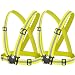 YYKSYDPT Reflective Safety Vests 2 Pack Adjustable High Visibility Work Vests For Men And Women (Yellow)