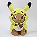 SKYLULU 30cm Pocket Animals Pikachao Cosplay Eevee Gengar Muñecas de Peluche Eevee con Capa Cos Pikach Toy Kids Gift Ibrahimovic