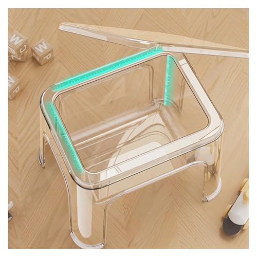 Tabouret à langer rose stable pour optimiser le rangement du lit - 8