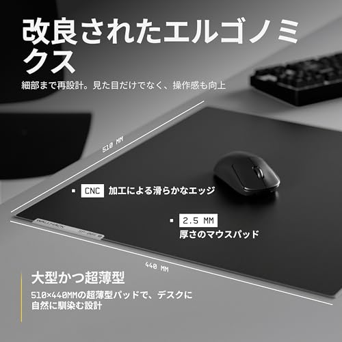 Amazon.co.jp: Wallhack: ガラスマウスパッド