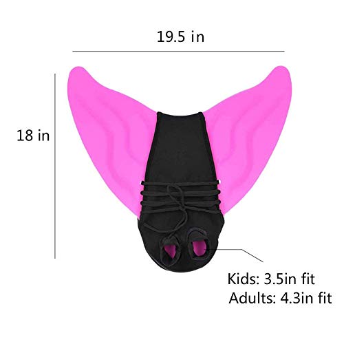 image for FAROOT Swim Fins for Kids and Adults, Monolithic Mermaid Tail Fins Mon