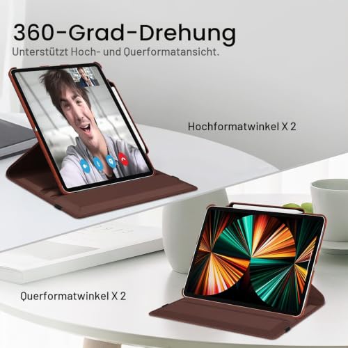 Fintie Drehbare Schutzhülle für iPad Pro 32,8 cm (12,9 Zoll) (6./5./4./3. Generation) 2022… – Ansicht 4
