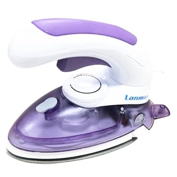 Mini Ferro de Passar à Vapor Steamer para Viagem Patchwork Bivolt 800w