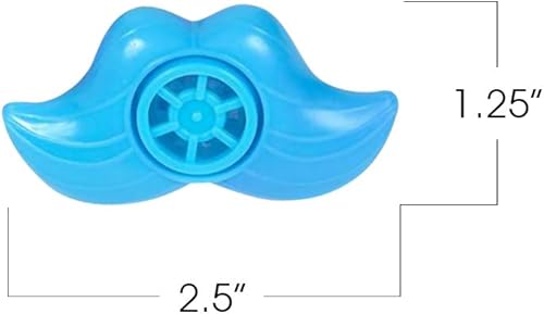 Miniatura 3 de ArtCreativity Silbatos labiales para niños, paquete a granel de 48, silbatos de plástico duradero para hacer ruido, colores surtidos brillantes,