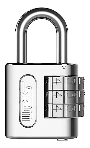 Cadeado com Segredo, Stam, 25 mm, Cromado