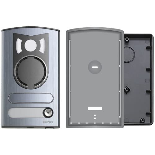  ECI ELETTROFORNITURE VIMAR ELVOX Placca a/v 1 tasto alluminio - 13K1