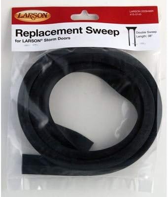 LARSON 37-1/4-in Black Storm Door Sweep