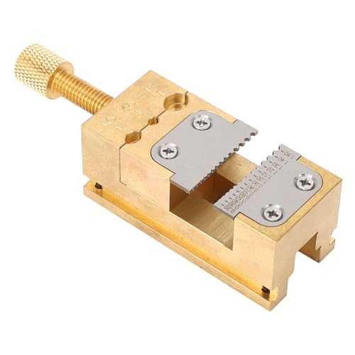 Luocute Herramienta de Soporte de Caja de Reloj con Abridor Ajustable, Herramienta de Relojero, Abrazadera de Tornillo de Banco de Reparación de Relojes para Joyeros, Punteros de Rueda