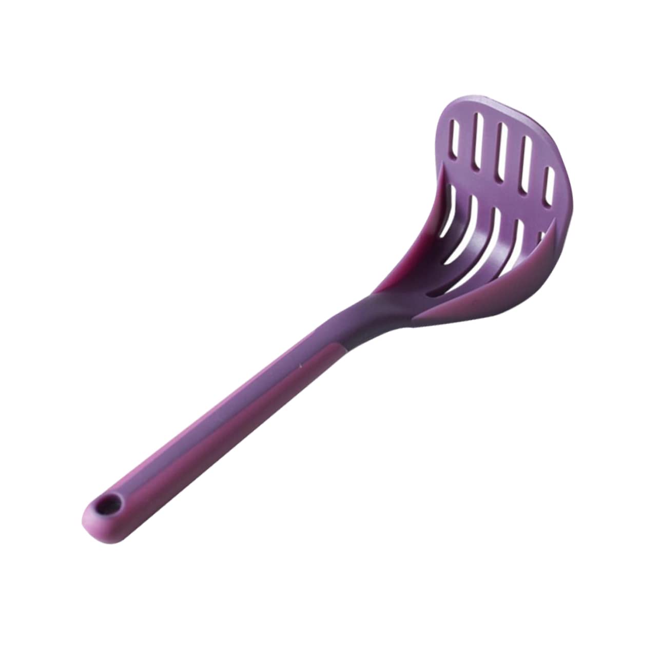 BRIGHTFUFU Creative Vegetable Masher Ergonomic Potato Ricer for and Vegetable Puree Lightweight and Sturdy Kitchen Gadget Purple