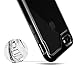 Caseology Skyfall for Apple iPhone 8 Case (2017) / for iPhone 7 Case (2016) - Clear Back & Slim Fit - Jet Black