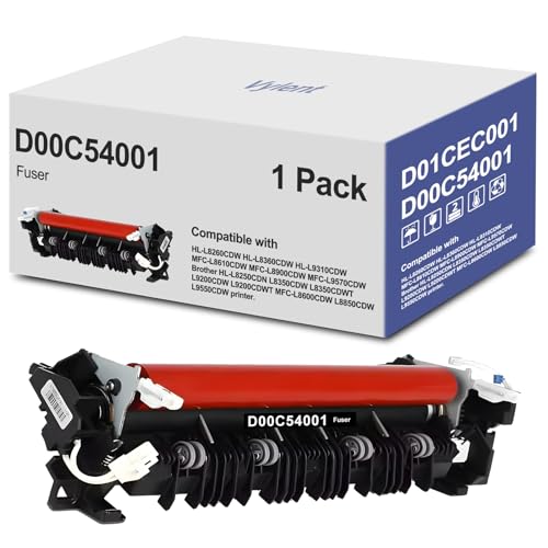 D00C54001 D01CEC001 Fuser Unit Replacement for Brother HL-L8260CDW, HL-L8260, HL-l8360 HL-L9310, HL-L8360CDWT, HL-L8360CDW, HLL8250CDN HLL8350CDW Printers