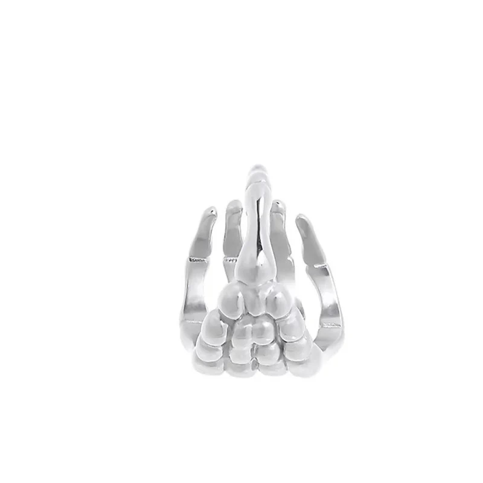 Ring Ringe Damen Bijouterie Herren Dunkler Stil Nischendesign Finger Palmen Knochen Ringe Herren Und Damen High-End Sinn Paar Accessoires Schmuck