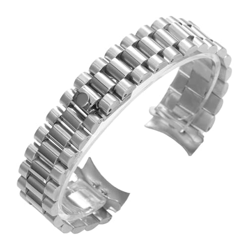 Bracelet de montre acier inoxydable solide maillons Oyster hommes Datejust