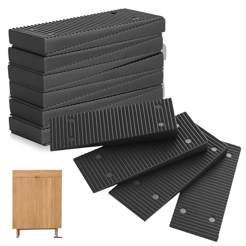 16 Pièces Cales en Plastique, Cales de Nivellement Universelles, Cales pour Meubles, Cales de Montage, Cales d'Équilibrage pour Portes, Fenêtres, Sols et...