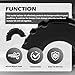 2PCS D Ring Shackles lsolator & 8PCS Washer Set,Clevis Shackle Isolator for Protecting Buckles & Bumpers Ruducing Noise,Tow Shackles Isolator Car Accessories Fits 3/4 Shackle
