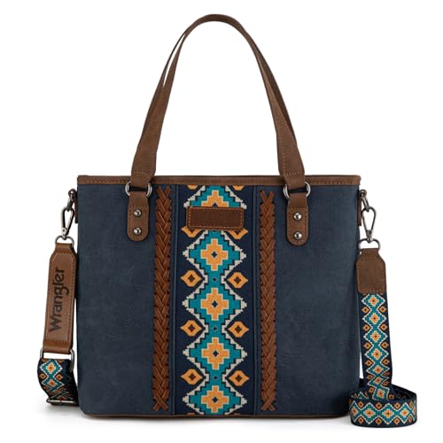 Image of Montana West X Wrangler Tote Bag for Women Western Purses with Detachable Strap Medium Satchel Handbags | with Crossbody Strap
