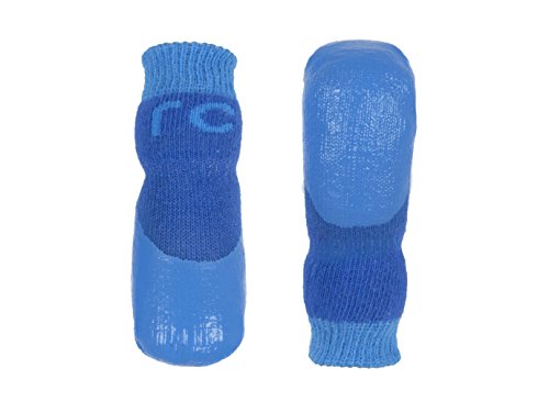 RC Pet Products Sport PAWks Dog Socks, Paw Protection, Medium, Electric Blue/Cyan