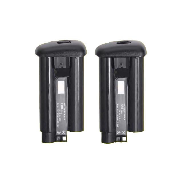 zoyfayl 2pcs EN-4 Battery Pack for EN-4 USE for D1、D1H、D1X Ni-MH EN4 Battery 7.2V 2700mAh 19.4Wh