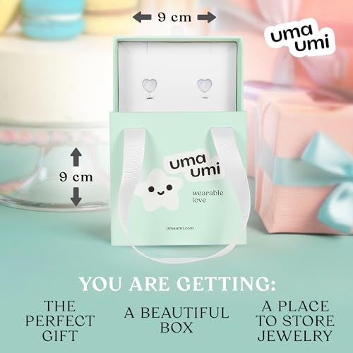 925 Sterling Silver Heart Pearls Stud Earrings for Girls Hypoallergenic Safety Screw Back Rhodium Plated - Heart Pearls Gifts Earrings for Baby Toddlers Little Teens Kids Jewelry3