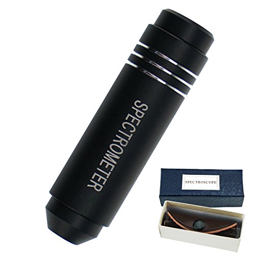 image for TEKCOPLUS Pocket Size Diffraction Spectroscope Medium Size Gem Tool fo