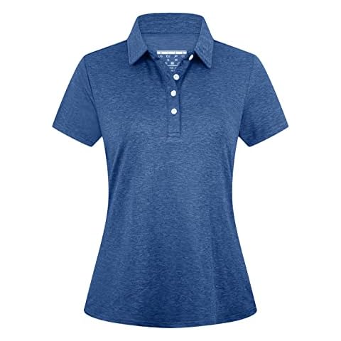 EKLENTSON Women's Lightweight Polo Shirt for Sports Cover