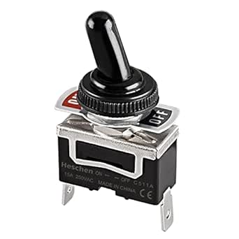 Tuimelschakelaar mini dubbelpolig aan/uit/aan DPDT - Bits & Parts