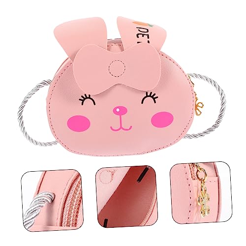 Garneck Cute PU Leather Cartoon Single Shoulder Bag for Boys and Durable Wear Resistant Mini Crossbody Pouch for Outdoor Storage and Daily Use3