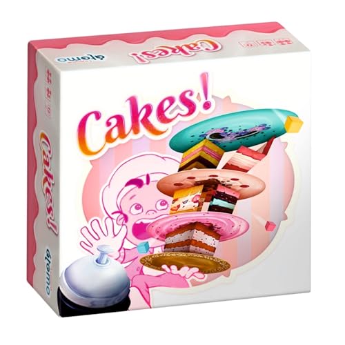 Atomo Games Cakes! Le Jeu de société pour Enfants à partir de 5 Ans Jeu de société pour fêtes et Anniversaires