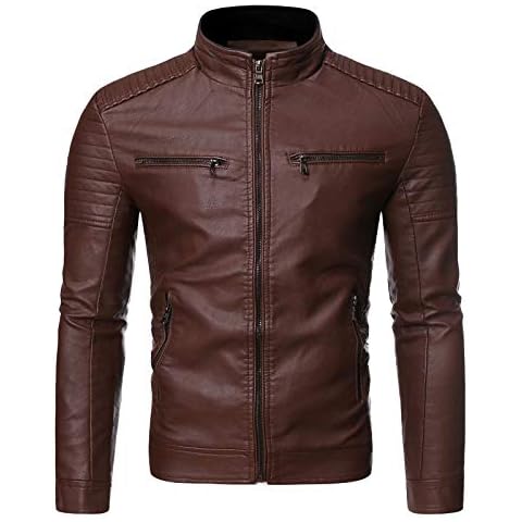 Veste en Cuir Agneau pour Homme Cover