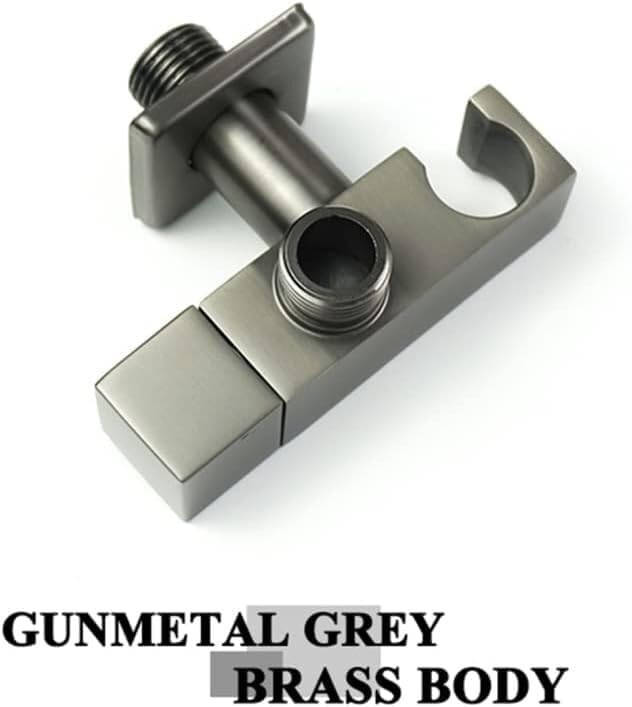 Toilet Bidet Kit with Hand Shower Brass Handheld Bidet Sprayer for Personal Hygiene Toilet Cleaning Gray with Stainless — view 3