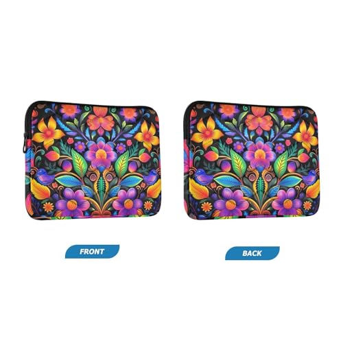 Funda para portátil 13-14 pulgadas impermeable diseño floral miniatura 2