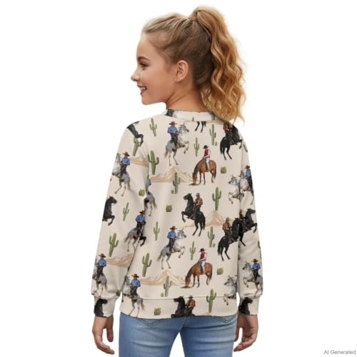 Image of Girls Cardigans Sweater Long Sleeve Crew Neck Button Down Sweaters School Outerwear for Kids Fall Winter Tops