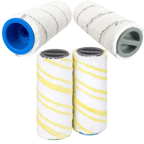 Cepillo de Rodillo para Kärcher FC7 FC5 FC3 Fregadora Eléctrica Sin Cable con Cable Premium Aspiradora, Repuesto # 2.055-007.0/2.055-006.0